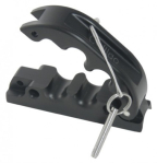 Colligo Marine - Quick release line guide 2 Line-1" Stanchion Mnt-Delrin Colligo Marine - Quick release line guide 2 Line-1" Stanchion Mnt-Delrin